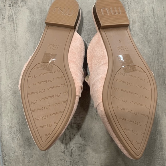 Miu Miu Blush Suede Knotted Mules~New!! - Picture 2 of 3